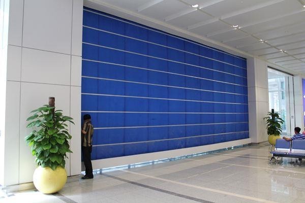 無(wú)機(jī)布防火卷簾門圖片